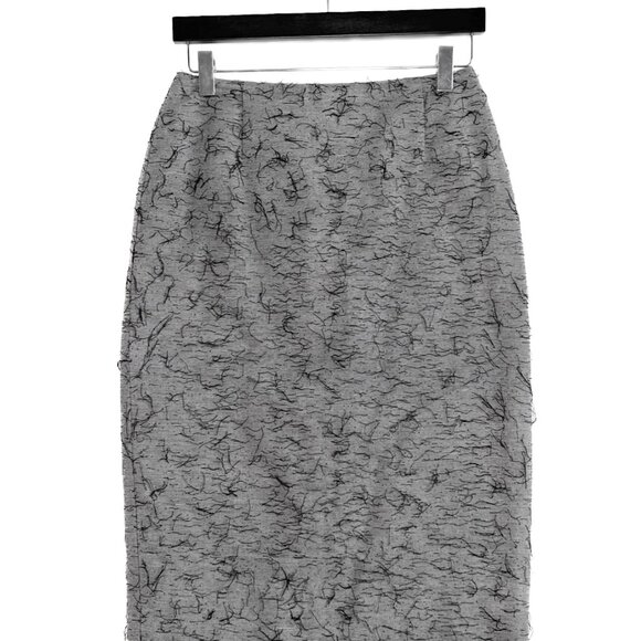 Christian Dior FW07 Vintage Grey Black Threads Skirt - Picture 1 of 6